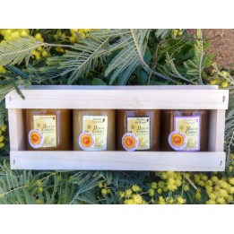 Coffret de 4 miels de Corse
